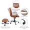 Flash Furniture Mid-Back Brown/Black LeatherSoft Executive Swivel Chair GO-2286M-BR-BK-GG - alternate 5